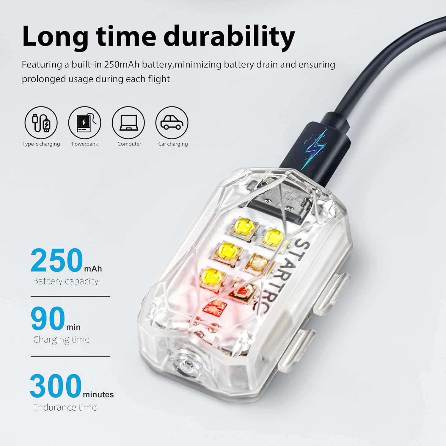 STARTRC Drone Strobe Light Ant - đánh giá và giá Drone Battery Bag
