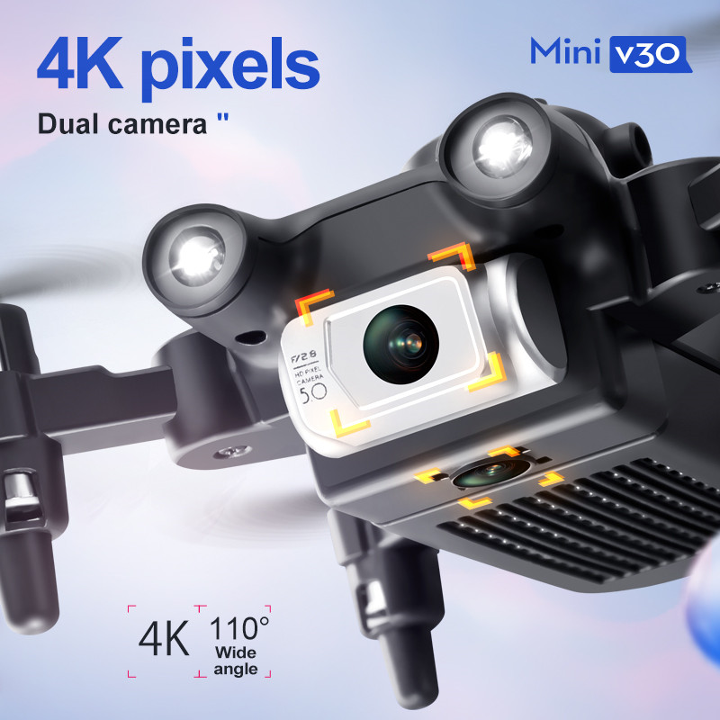 Mini V30 WiFi FPV Drone With 4 - đánh giá và giá Drone Battery Box