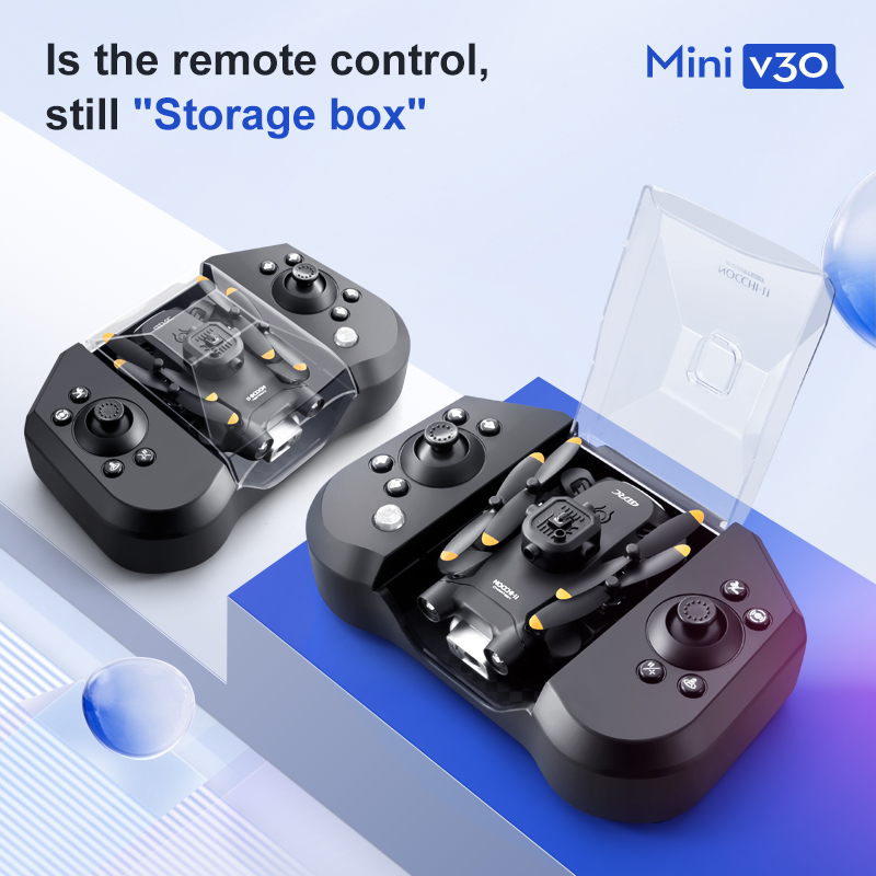 Mini V30 WiFi FPV Drone With 4 - đánh giá và giá Drone Battery Box