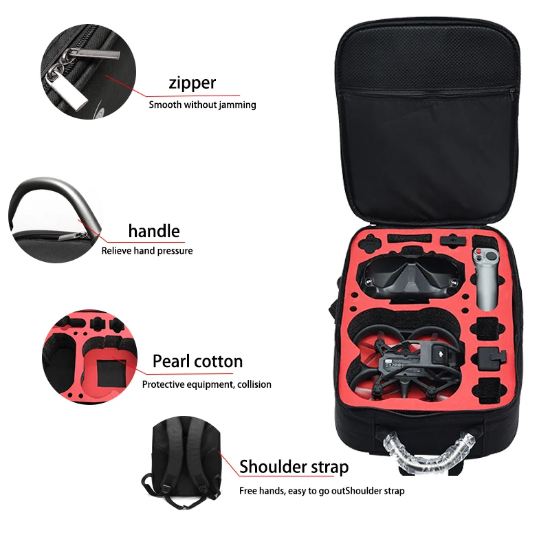 Portable Case Backpack Nylon W - đánh giá và giá Drone Battery Bag