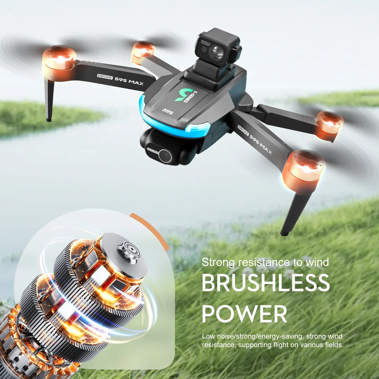 NEW S9S MAX MINI Drone 4K 2-Ax - đánh giá và giá Drone Battery Box