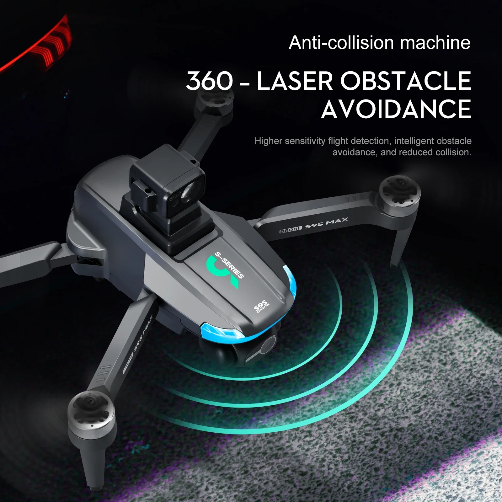 NEW S9S MAX MINI Drone 4K 2-Ax - đánh giá và giá Drone Battery Box