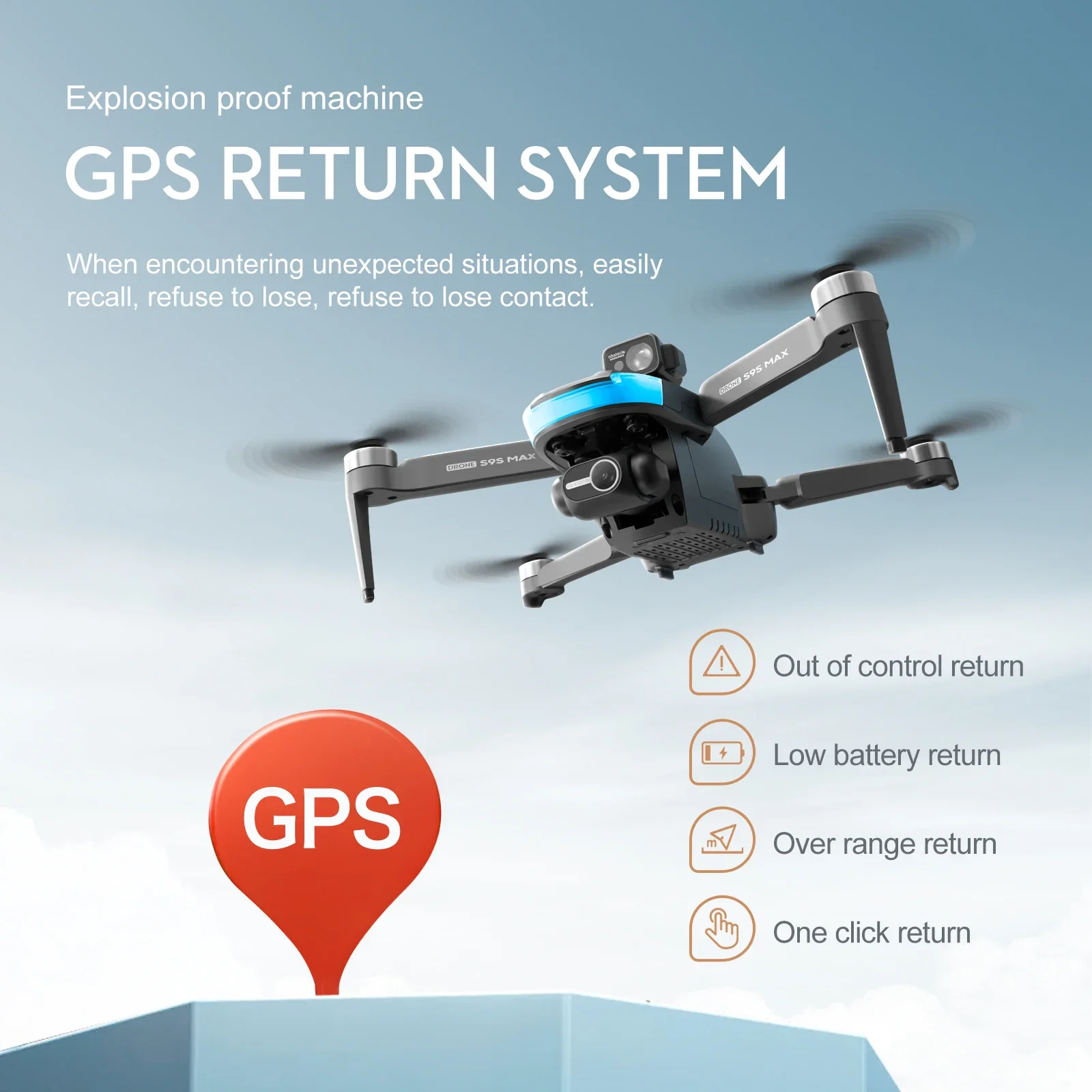 NEW S9S MAX MINI Drone 4K 2-Ax - đánh giá và giá Drone Battery Box