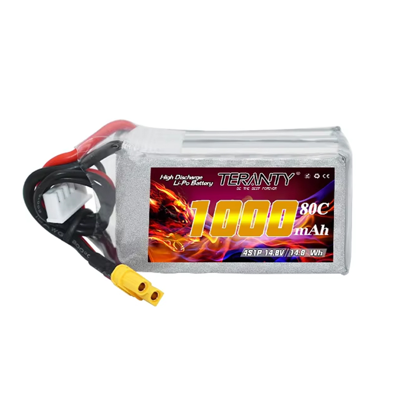 TERANTY 4S 1000mAh 14.8V 80C/1 - đánh giá và giá Drone Battery Connector