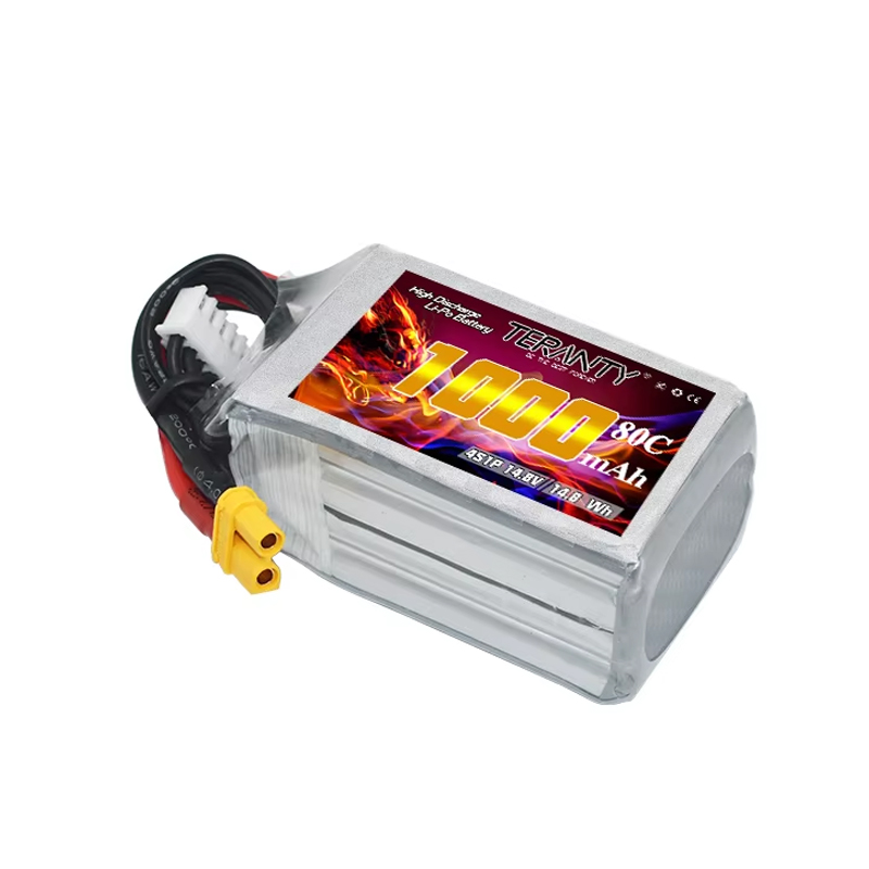 TERANTY 4S 1000mAh 14.8V 80C/1 - đánh giá và giá Drone Battery Connector