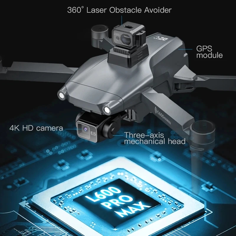L600 PRO MAX GPS Drone Profess - đánh giá và giá Drone Battery Box