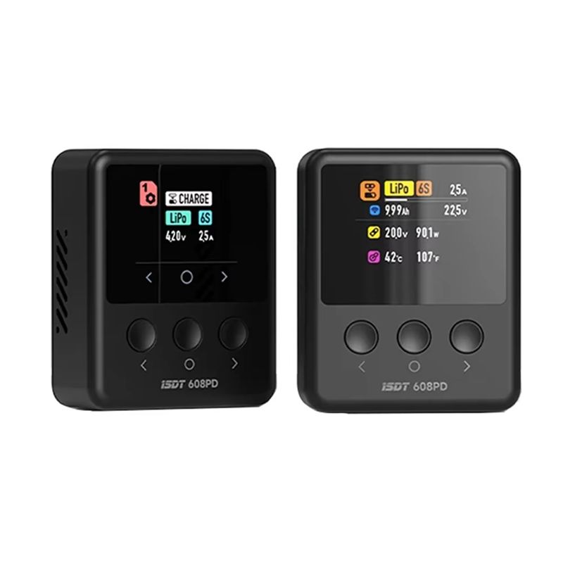 ISDT 608PD DC 240W/10A USB C 1 - đánh giá và giá Drone Battery Smart