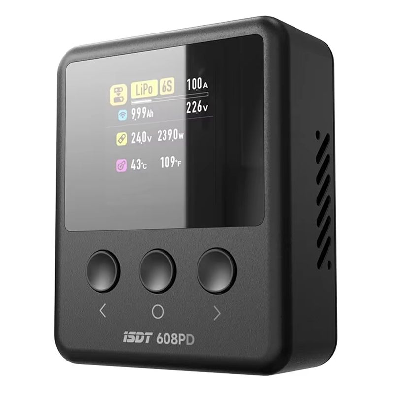ISDT 608PD DC 240W/10A USB C 1 - đánh giá và giá Drone Battery Smart