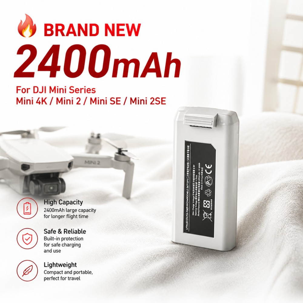 2400mAh Battery for DJI Mini 4 - đánh giá và giá Drone Battery Smart