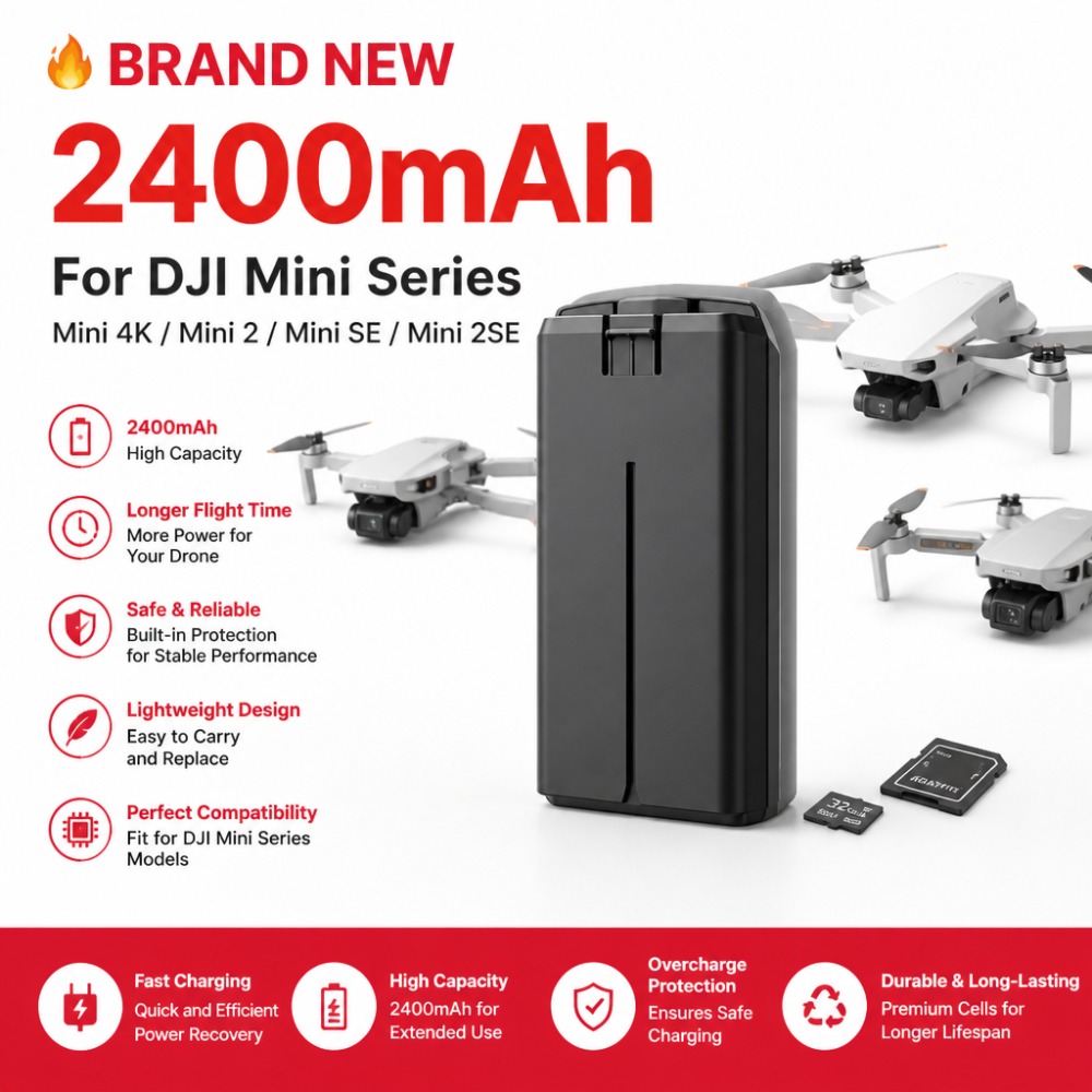 2400mAh Battery for DJI Mini 4 - đánh giá và giá Drone Battery Smart