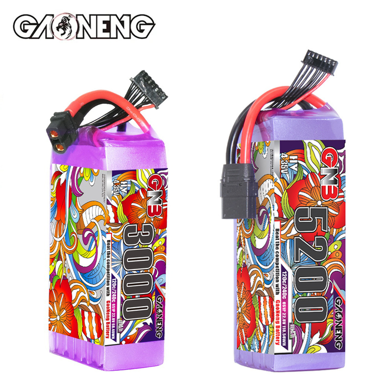 GNB Lipo Battery 6S 22.8V 3000 - đánh giá và giá Drone Battery Connector